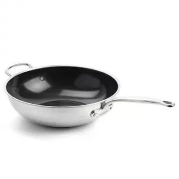 GreenPan Premiere Wok 30 cm Edelstahl
