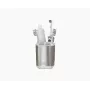 Joseph Joseph EasyStore Zahnbürstenhalter – Edelstahl – freistehend – silber – 6 Fächer