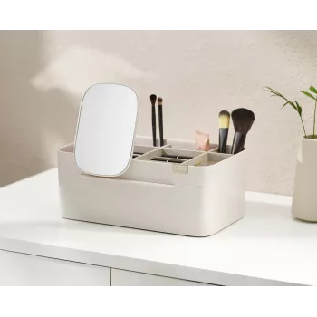 Joseph Joseph Viva Großer Kosmetik-Organizer mit abnehmbarem Spiegel