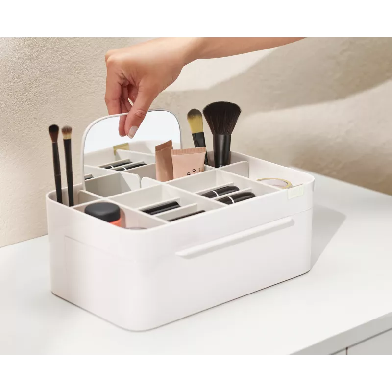 Joseph Joseph Viva Großer Kosmetik-Organizer mit abnehmbarem Spiegel