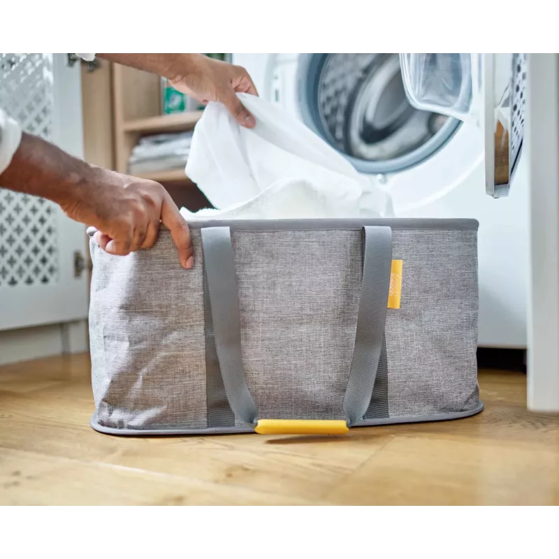 Joseph Joseph Hold-All Grau zusammenklappbarer Wäschekorb 35L
