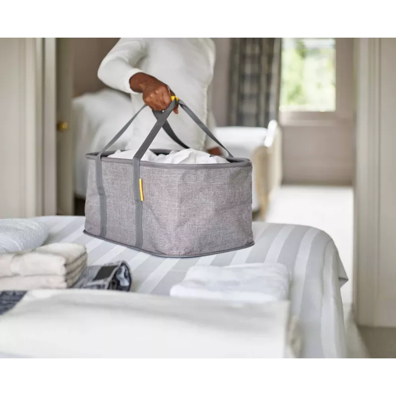 Joseph Joseph Hold-All Grau zusammenklappbarer Wäschekorb 35L