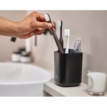 Joseph Joseph EasyStore Zahnbürstenhalter Matt Black