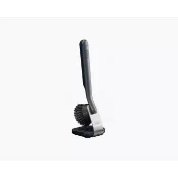 Joseph Joseph SinkTech Spülbürste mit Ständer aus Stahl – Grau/Silber
