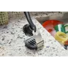 Joseph Joseph SinkTech Spülbürste mit Ständer aus Stahl – Grau/Silber