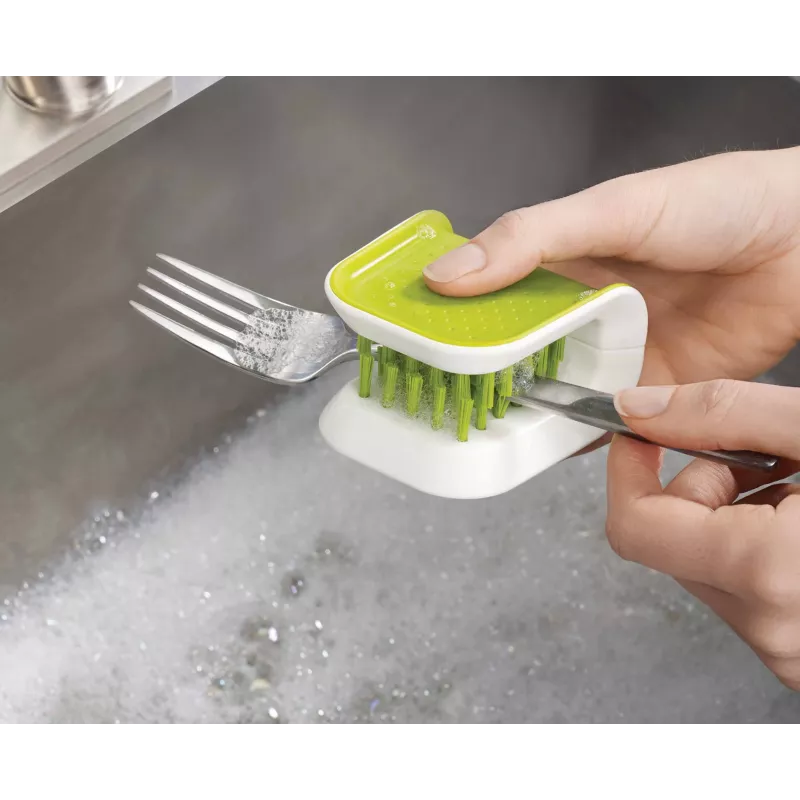 Joseph Joseph BladeBrush grüne Messer- & Besteck-Reinigungsbürste