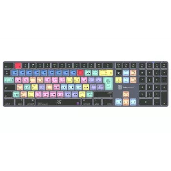 LogicKeyboard Adobe Premiere Pro CC Titan FR (Mac) - Französisches AZERTY-Layout, hintergrundbeleuchtet, kabelgebundene USB-Tastatur