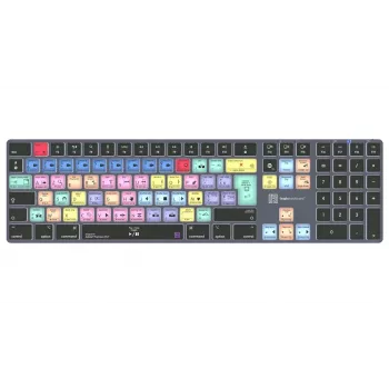 LogicKeyboard Adobe Premiere Pro CC Titan FR (Mac) - Französisches AZERTY-Layout, hintergrundbeleuchtet, kabelgebundene USB-Tastatur