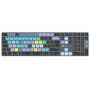 Logickeyboard DaVinci Resolve Classic Titan DE (Mac) - Deutsches Layout, kabelgebundenes USB, hintergrundbeleuchtete Schnitttastatur