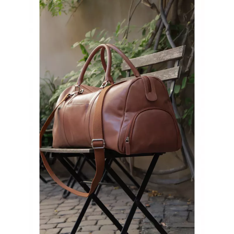 dbramante1928 Kalundborg Sport Weekender Bag - Leder-Reisetasche 15 (Tan)