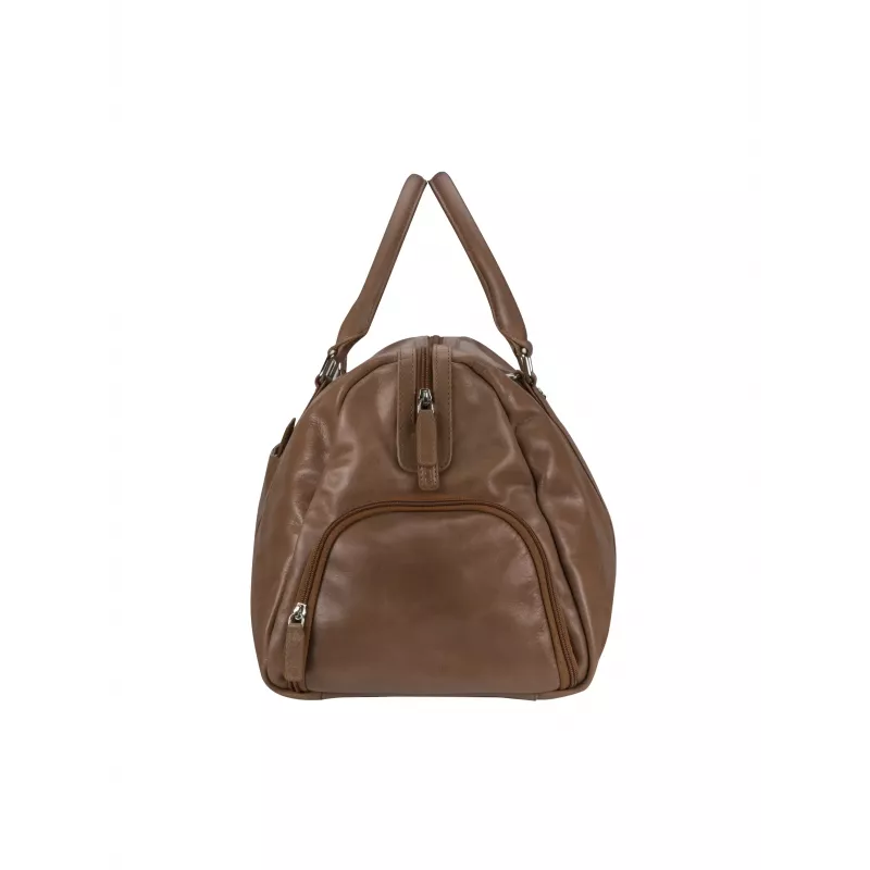 dbramante1928 Kalundborg Sport Weekender Bag - Leder-Reisetasche 15 (Tan)