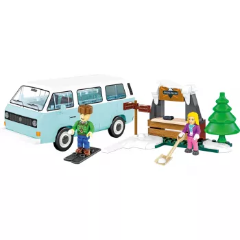 COBI Volkswagen T3 Winter Adventure Bausatz
