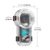 PULUZ Unterwasser-Gehäuse wasserdicht bis 60m für Insta360 X5 / X5 / PU760T