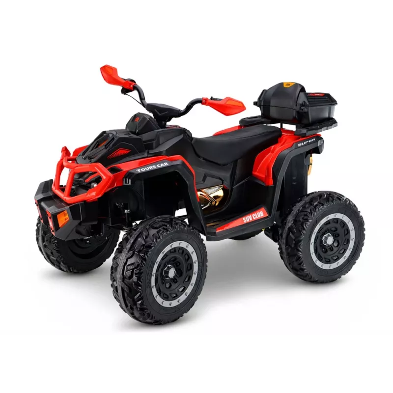 Lean Toys XW-08 4x4 45W Akku-Quad zum Aufsitzen, Rot