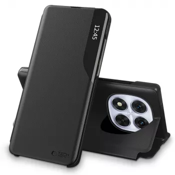 TECH-PROTECT Smart View Booklet Case für Xiaomi Redmi Note 14 Pro 5G / Poco X7 5G - Schwarz