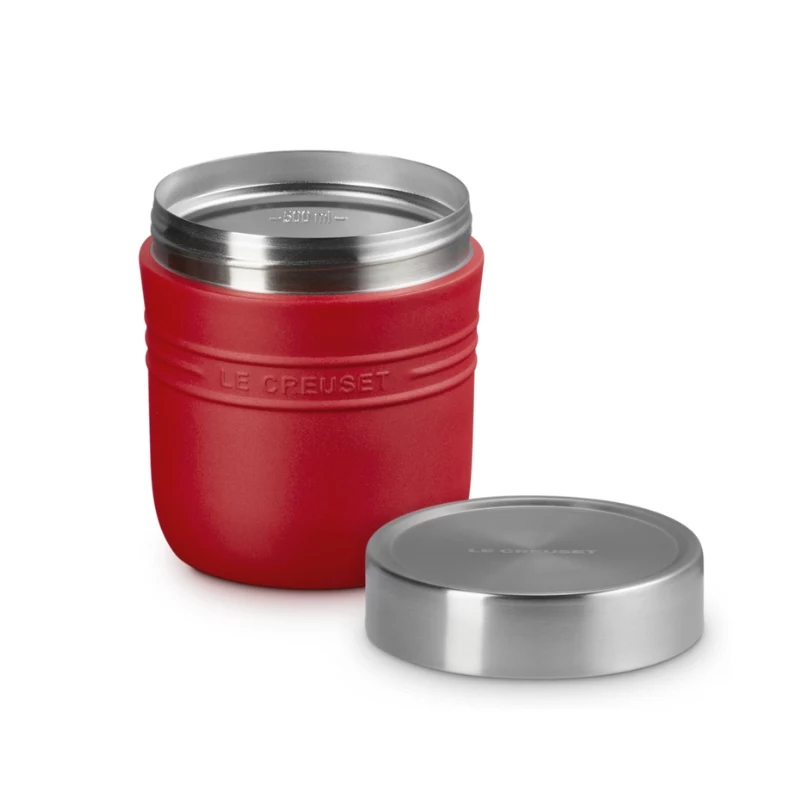 Le Creuset On The Go Isolierter Lebensmittelbehälter Kirschrot 500 ml