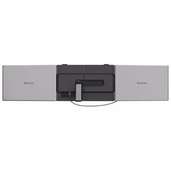 BLACKVIEW DCM8 Pro Dual 15.3 Zoll Tragbarer IPS-Monitor, 2x Full HD, 60Hz, USB-C, Mini HDMI, Eingebaute Lautsprecher, HDR10, Klappbar