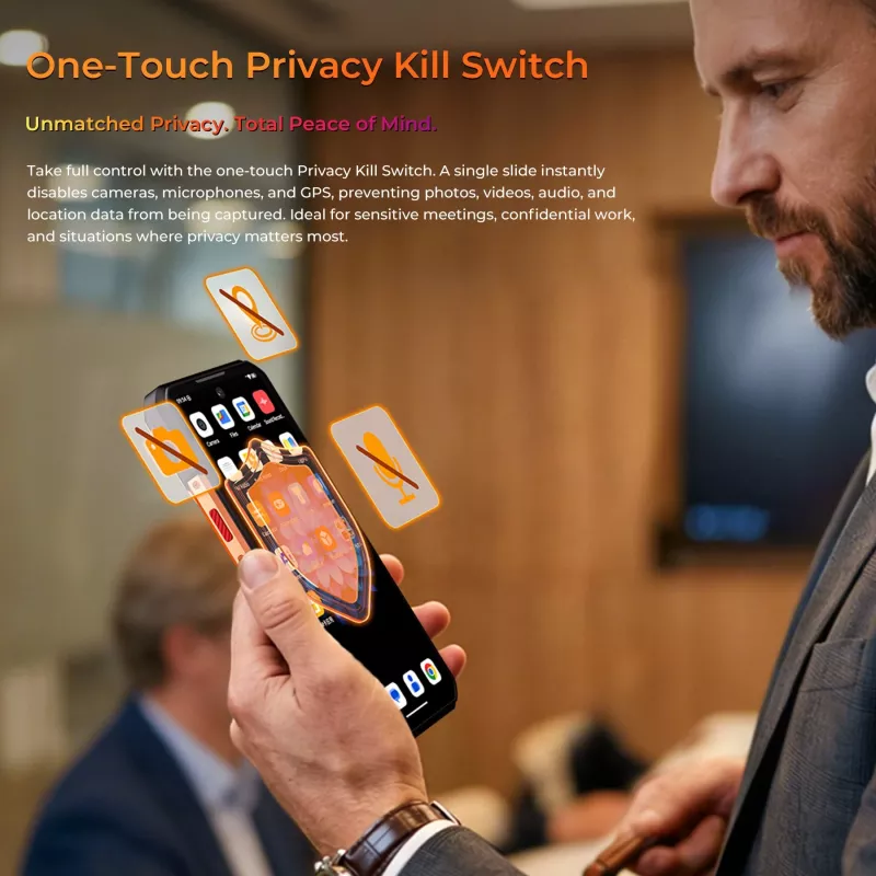 OUKITEL WP500 Ultra 6.78 Zoll 12GB/1TB 10000mAh 5G Robustes Smartphone Orange