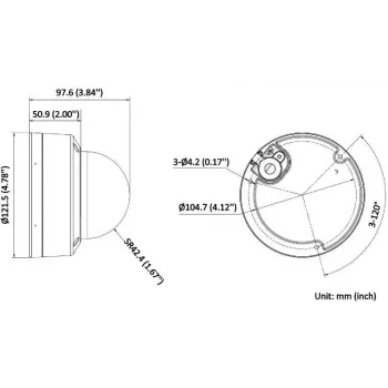 Hikvision DS-2CD1183G2-LIUF 2,8mm Dome 8MP IP Kamera