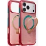 TORRAS World Cup Ostand Q3 Air MagSafe Case für Apple iPhone 15 Pro (Portugal Red)