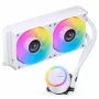 Jonsbo TG-240 AiO Flüssigkeits-CPU-Kühler, ARGB - 240mm, Weiß