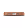 iCarer Case Leather Echtes Leder Case für iPhone 14 Plus Braun (MagSafe-kompatibel)
