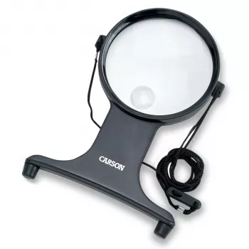 Carson HF-25 MagniFree LED-Lupenlampe 2x/5x 11cm Schwarz