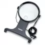 Carson HF-25 MagniFree LED-Lupenlampe 2x/5x 11cm Schwarz
