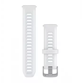 Garmin QuickFit 20mm Silikon-Armband Stone White / Clear Blue (010-11251-B7)