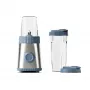 Guzzini Sous Chef Mobile Mixer ON-THE-GO, Navy Blue - Kompakter Mixer mit 2 Bechern
