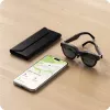 Satechi Vegan-Leder FindAll Brillenetui Schwarz