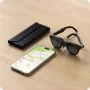 Satechi Vegan-Leder FindAll Brillenetui Schwarz