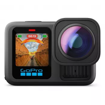 GoPro HERO13 Black Ultra Wide Edition Actionkamera 4K, 5.3K, 2.7K, Touchscreen, Ultra HD, wasserdicht, GPS, staubdicht, Bluetooth, Wi-Fi, Zeitlupe, Full HD (CHDRB-133-RW)