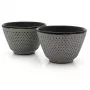 Bredemeijer Teetassen Jang 78x53mm, Gusseisen, Grau, 2er-Set