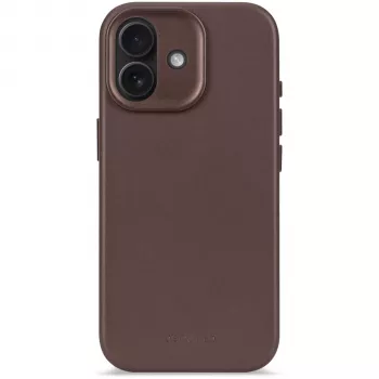 Decoded Leather Backcover für iPhone 17 mit MagSafe - Chocolate Brown