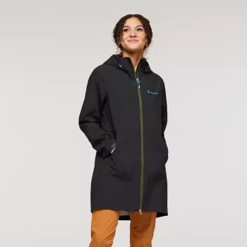 Cotopaxi Cielo Rain Trench - All Black - Größe M