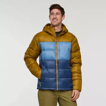 Cotopaxi Fuego Max Down Hooded Jacket - Bronze/Deep Sea (Größe M)