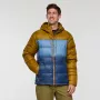 Cotopaxi Fuego Max Down Hooded Jacket - Bronze/Deep Sea (Größe M)