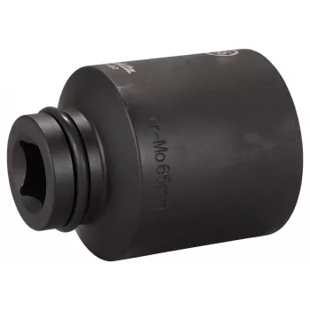 Makita Schlag-Steckschlüsseleinsatz 1 inch Antrieb 65 mm 6-Punkt Cr-Mo Schwarz Phosphatiert E-24810