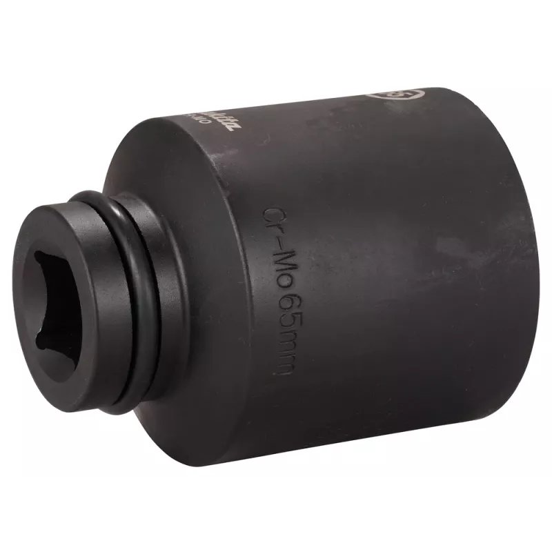 Makita Schlag-Steckschlüsseleinsatz 1 inch Antrieb 65 mm 6-Punkt Cr-Mo Schwarz Phosphatiert E-24810
