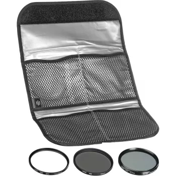 Hoya Digital Kit 62 mm - UV, CPL, ND8 Filter-Set mit Tasche