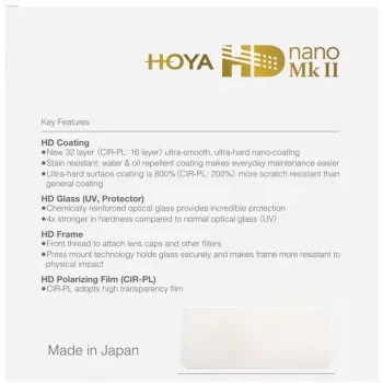 Hoya HD nano MkII CIR-PL 52mm