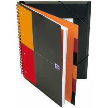 ELBA Organiser Book - 80 Blatt - Schwarz - A4 - Spiralbindung - 245 mm - 310 mm