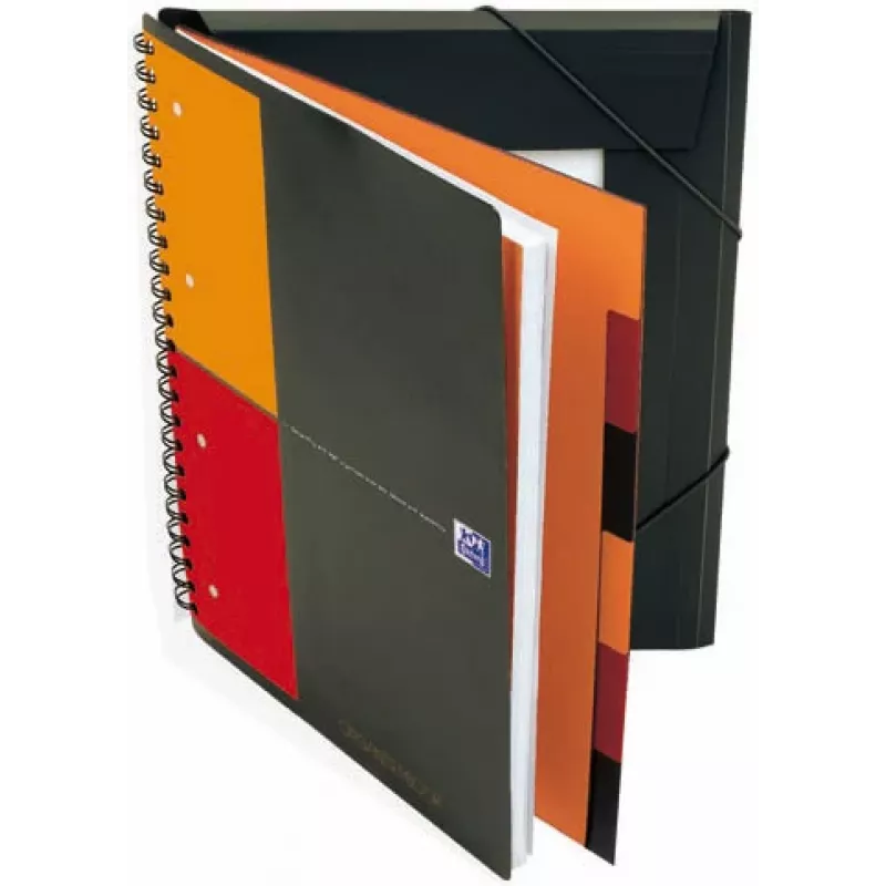 ELBA Organiser Book - 80 Blatt - Schwarz - A4 - Spiralbindung - 245 mm - 310 mm