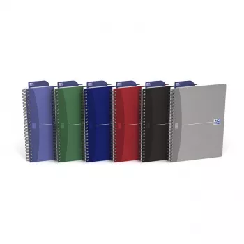 Oxford Office Essentials Notizbuch A5 liniert 96 Seiten orangefarbener matter Einband 90 g/m²