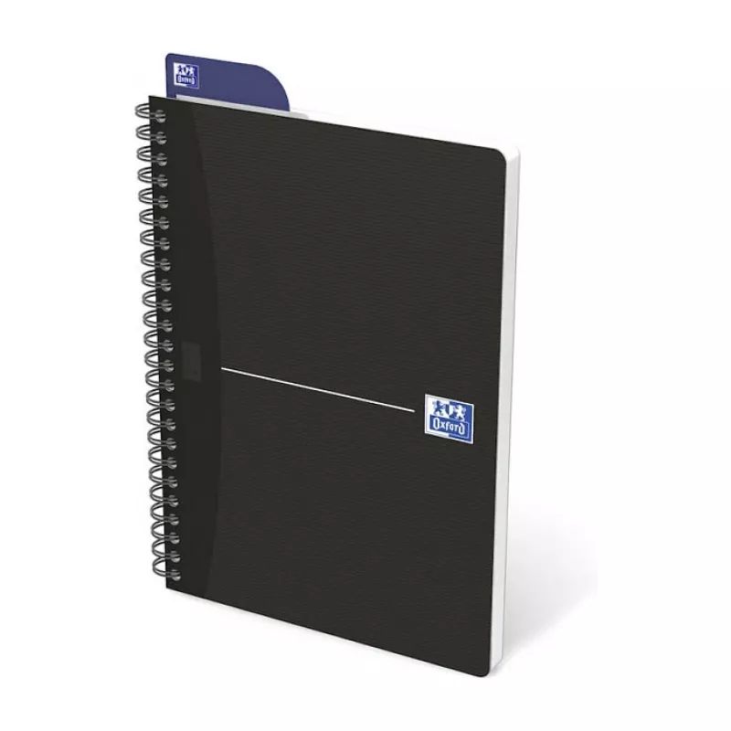 Oxford Office Essentials Notizbuch A5 liniert 96 Seiten orangefarbener matter Einband 90 g/m²