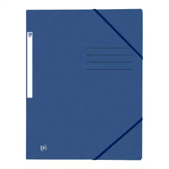 Oxford TOP FILE+ Gummizugmappe A4 3 Klappen Dunkelblau 400116325