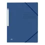 Oxford TOP FILE+ Gummizugmappe A4 3 Klappen Dunkelblau 400116325