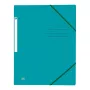 Oxford TOP FILE+ Eckgummizug-Dokumentenmappe A4 3 Klappen Aqua 400116326