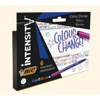BIC Fineliner Intensity 0,4 mm Farben sortiert 6er Pack